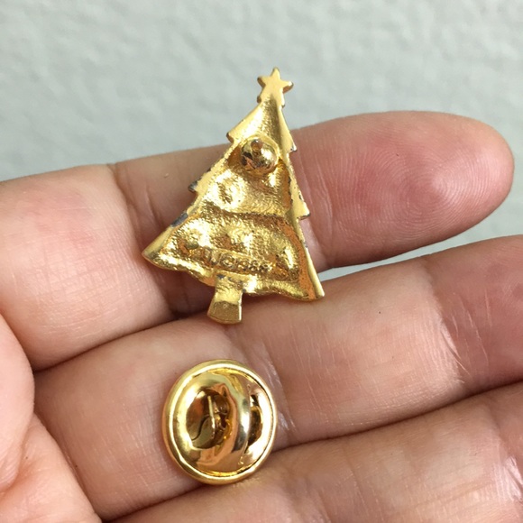 🖤JJ©️1988 Vtg Christmas tree 🎄 pin - Picture 5 of 9